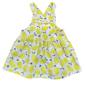 Carter's Just One You Yellow Lemon Baby Dress Size 9 Months